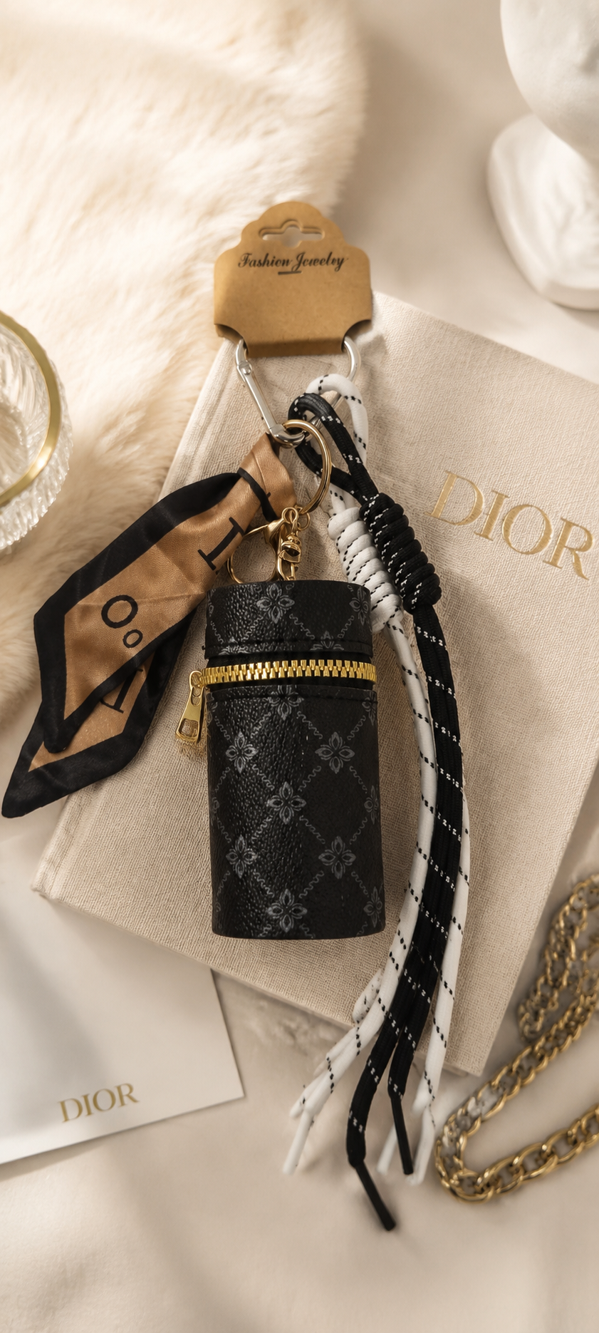 چارم بگ کیف استوانه ای (Bag Charm)
